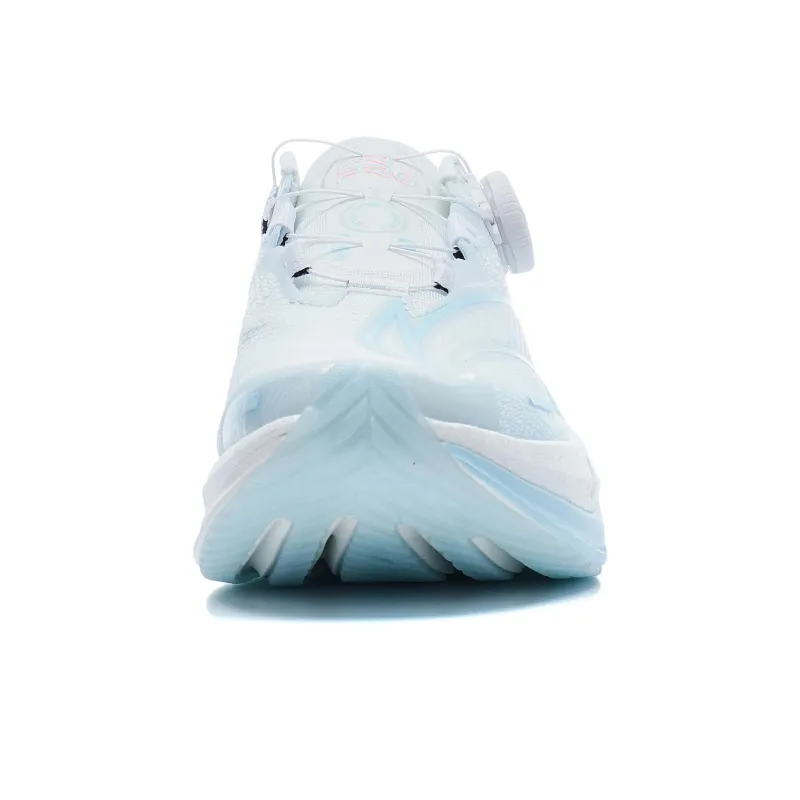 LiNing Furious Rider 7.0 PRO V2 Anti Slip Wear Resistant Low Top Running Shoes Women's White Blue-4