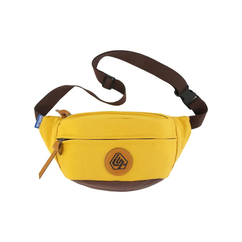 BALANG Nylon Shoulder Bag Crossbody Bag Sling Bags Regular Unisex Light Gray/Black/Yellow/Jasper-3