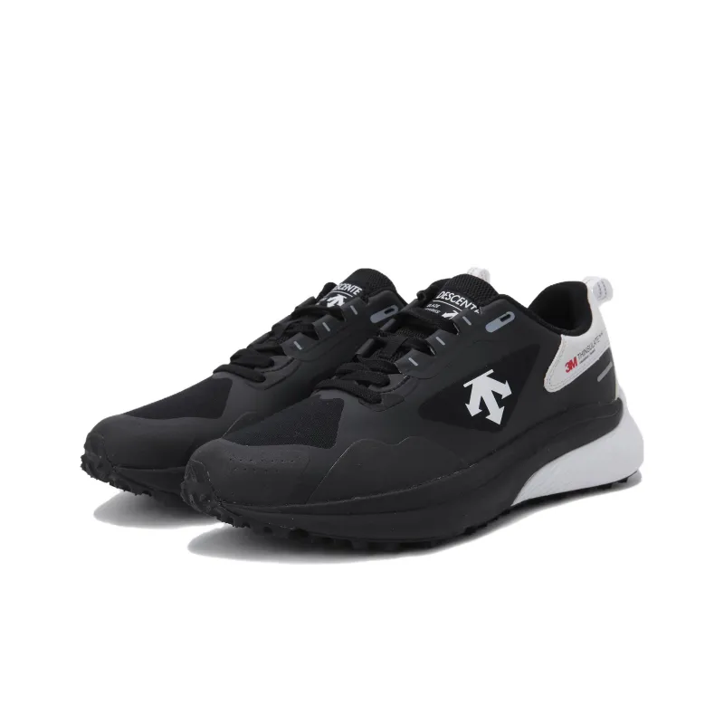 DESCENTE Cushioning, Wear Resistant Low Top Running Shoes Unisex Black-2
