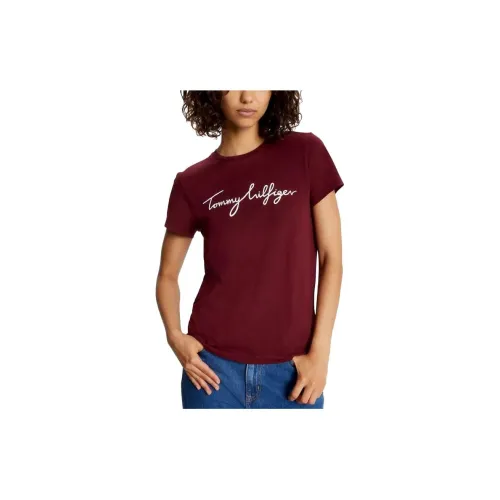 Tommy Hilfiger T-Shirts Women's Deep Red