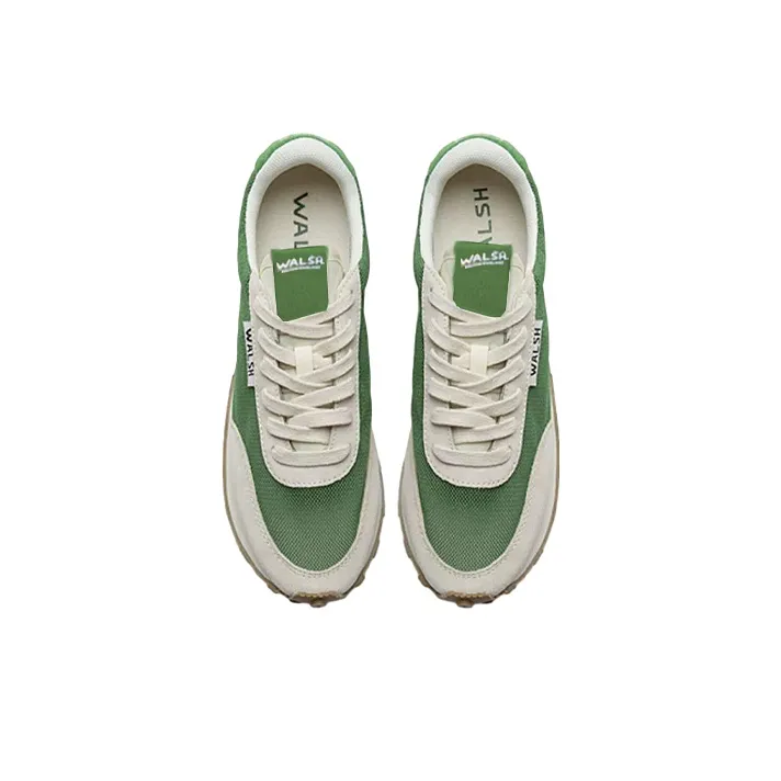 Norman Walsh Cushioning Anti Slip Wear Resistant Breathable Balance Lightweight Low Top Casual Shoes Unisex Beige Green-2