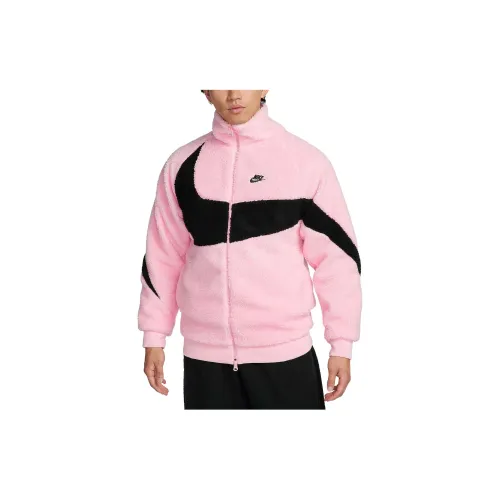 Nike Sportswear Big Swoosh Reversible Boa Jacket Asia Sizing 