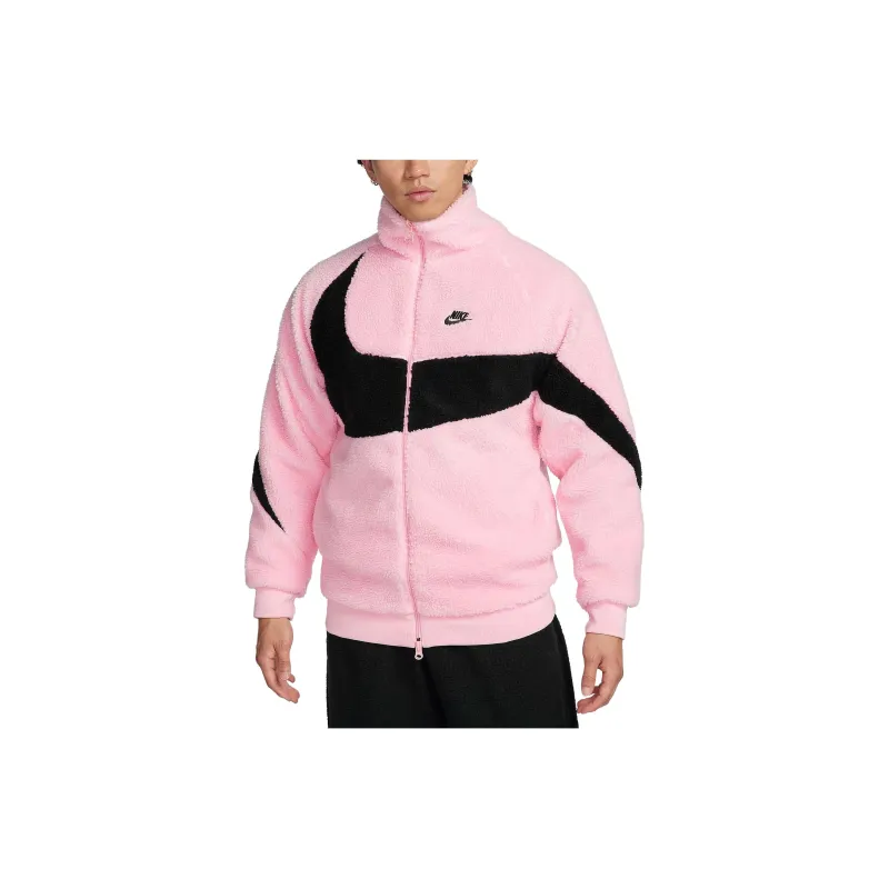 Nike Sportswear Big Swoosh Reversible Boa Jacket Asia Sizing-1