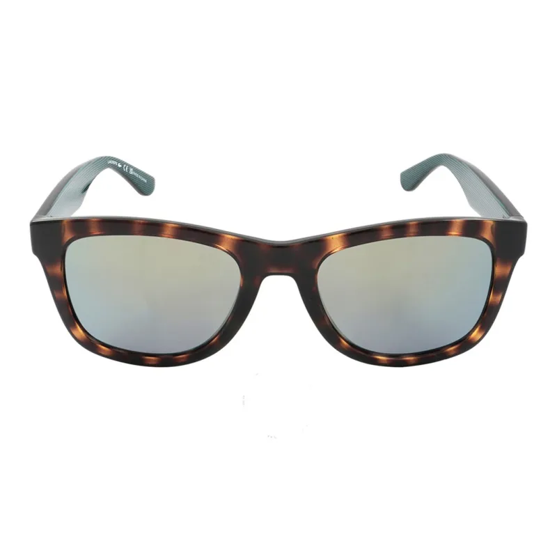 LACOSTE Plastic Square Sunglasses Unisex Tortoiseshell-1