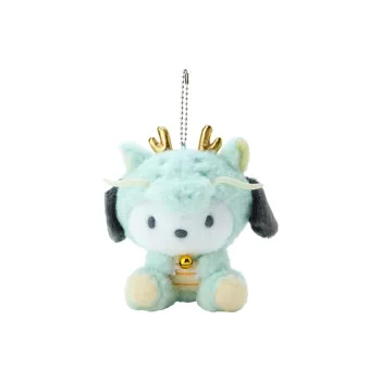 Sanrio Pochacco 2024 Year Of The Dragon Mascot Dolls Plush Pendant 12.5cm Height