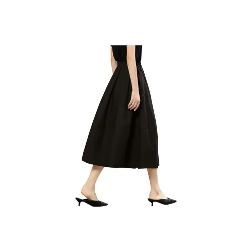 Cypress House Casual Long Skirts Women's Classic Black