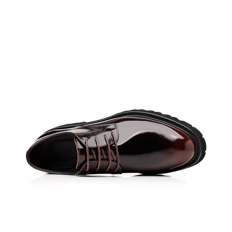 ZUWUDONG Dress Shoes Men Low Top Black/Brown-8