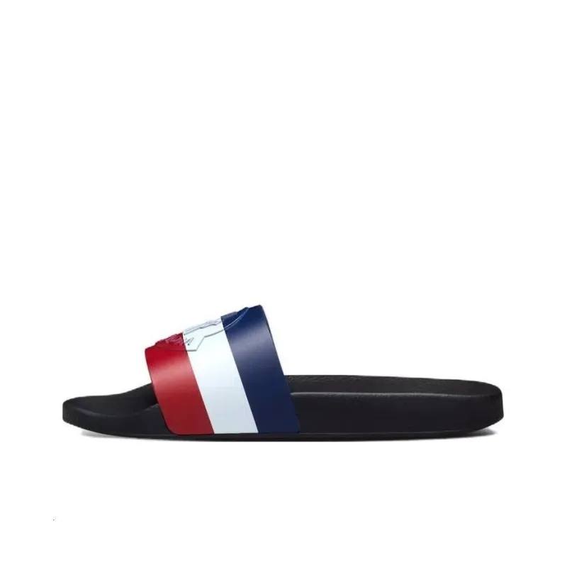Moncler Basile Slide Slippers Men's Black-0