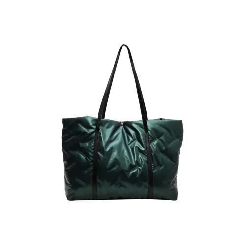 SURELAPTOP Cotton Shoulder Bag Tote Shoulder Bag Moschino Size Women's White/Black/Green/Silver