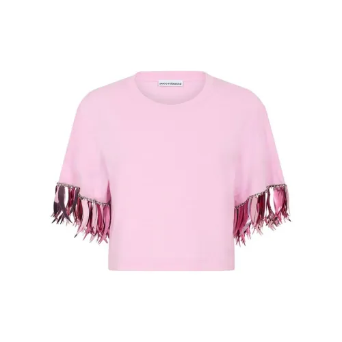 Rabanne Dangle-detailing Cropped T-shirt