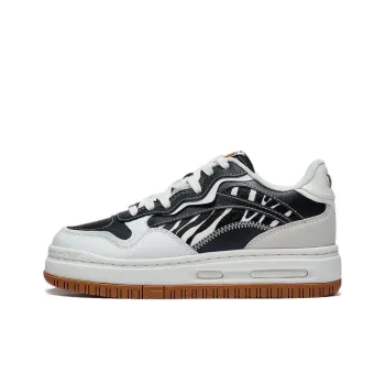 LiNing Future C1 Anti Slip Wear Resistant Low Top Skateboard Shoes Women's Black White