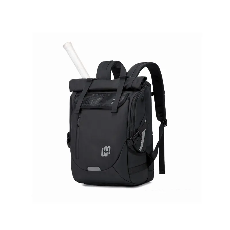 WINNER Polyester Tennis Bag Backpack Large Size Unisex White/Black-10