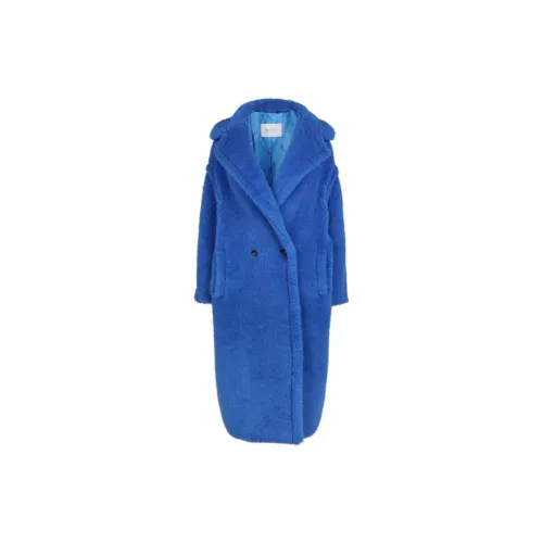 MaxMara Teddy Series Coats Women's Blue