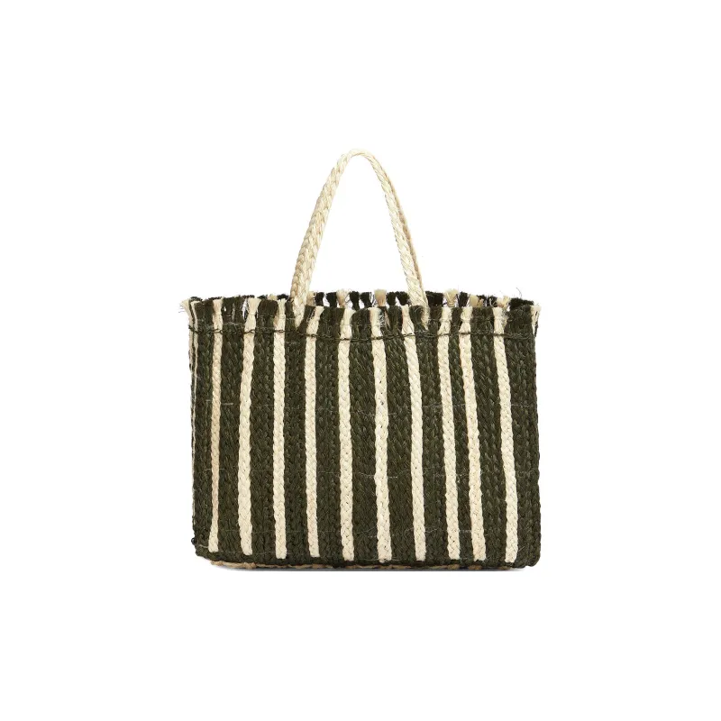 MARNI Natural Fiber Tote Bag Shopping Bag Handbag Women's Green-2