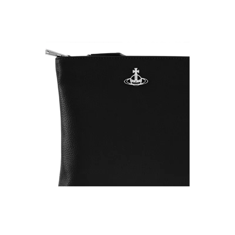 Vivienne Westwood SQUIRE PU Polyurethane Shoulder Bag, Crossbody Bag Women's Black-4