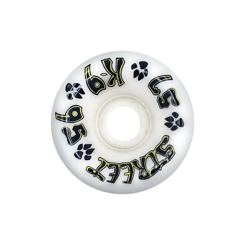 DOGTOWN Skateboard Wheels Land Surfboards 57mm X 95a-White-0