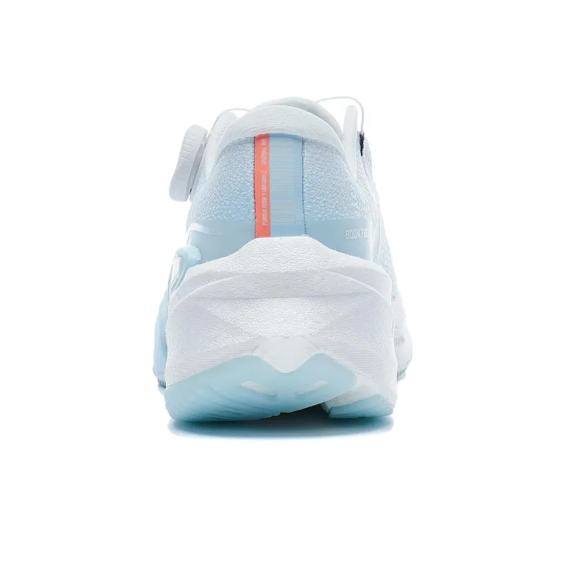 LiNing Furious Rider 7.0 PRO V2 Anti Slip Wear Resistant Low Top Running Shoes Women's White Blue-5