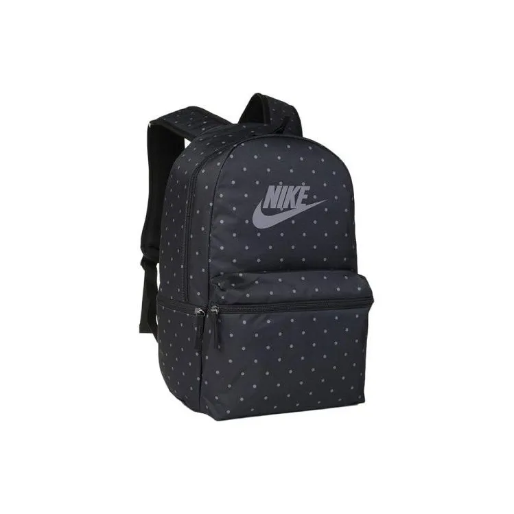 Nike Heritage Polyester Backpack Regular Unisex Black Gray-3