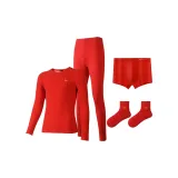 Cashmere Protein Clothing Sets+1 Pack Underpants+1 Pack Socks