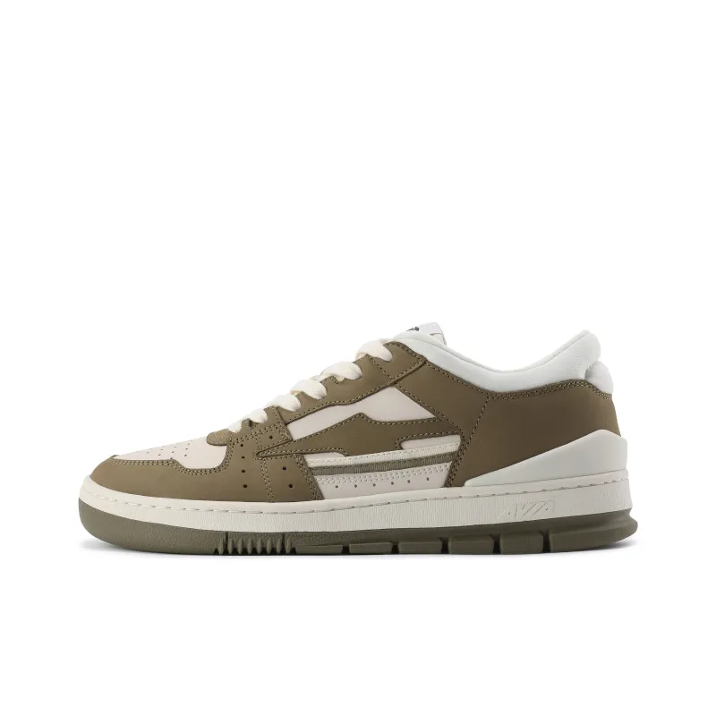 AVIA 825R Series Anti Slip Wear Resistant Low Top Skateboard Shoes Men's Olive Green-0