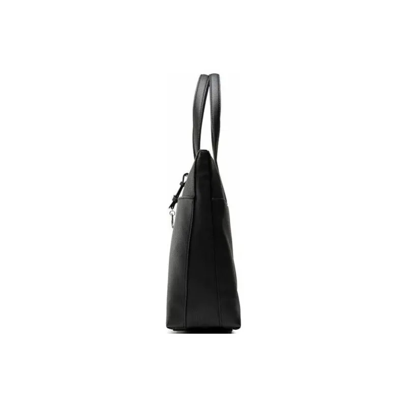 CK/Calvin Klein Polyurethane Tote Bag Shopping Bag Handbag Shoulder Bag Women's Black-1