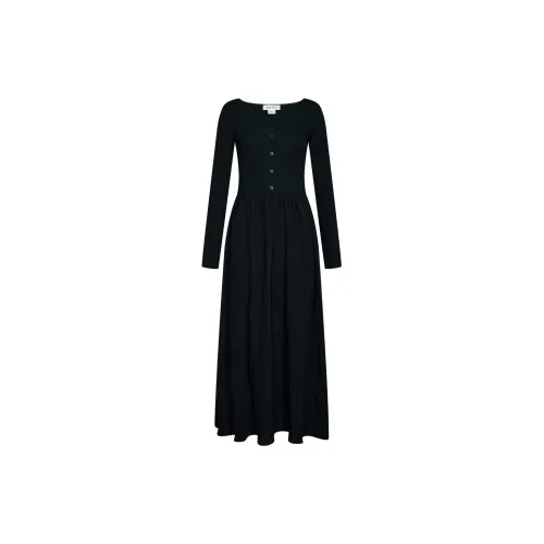 URBAN REVIVO Long-Sleeved Dresses Women's Jet Black