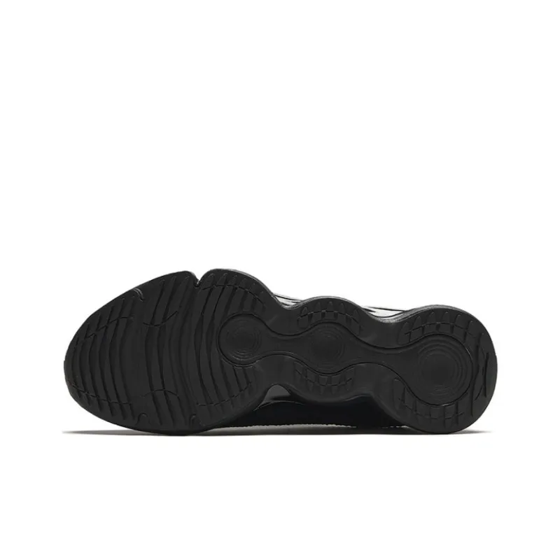 Anta Running Collection Cushioned Slip Resistant Low Top Running Shoes Women's Black-4