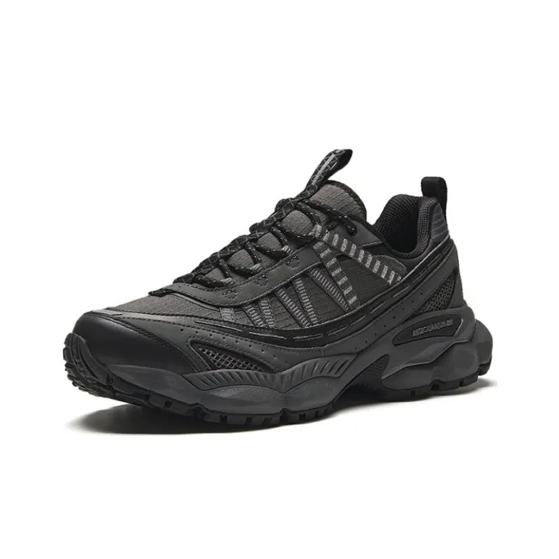 Anta Shock Absorbers With Slip Resistant Features Low Top LINING Cloud Casual Running Shoes Men's Black-1