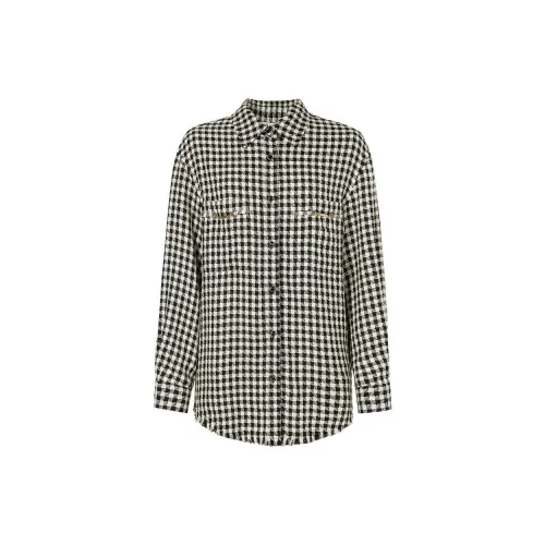 JZ. ANNAKRO Shirts Women's Checkered Black/White