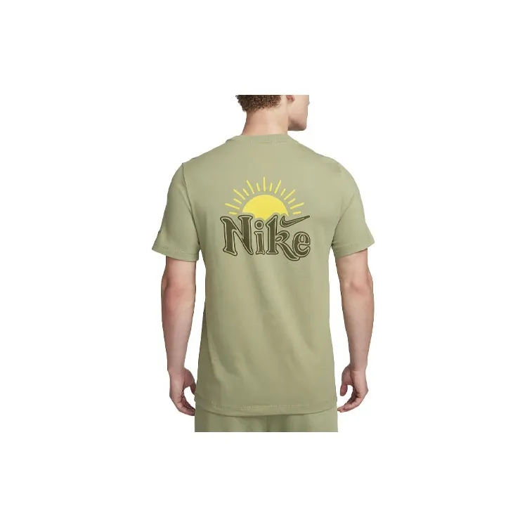 Nike Sportswear T-Shirt Men's Medium Olive Green-1