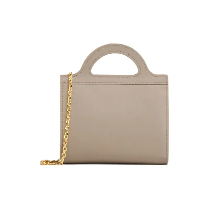 MARNI TROPICALIA Calfskin Portable Wallet Mini Women's Beige-1