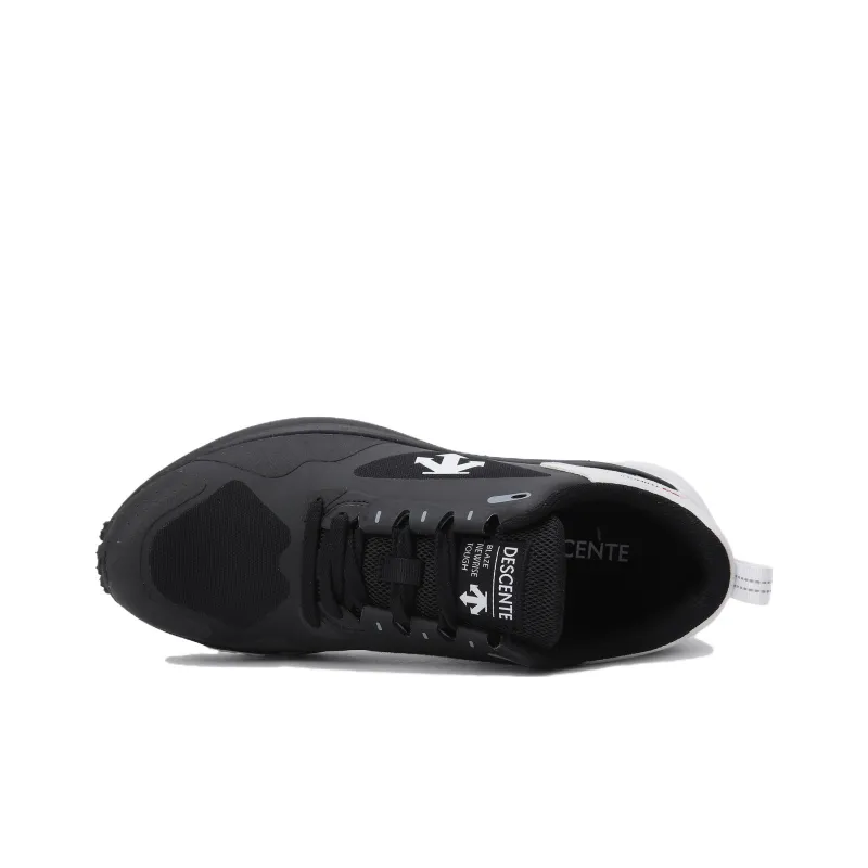 DESCENTE Cushioning, Wear Resistant Low Top Running Shoes Unisex Black-3
