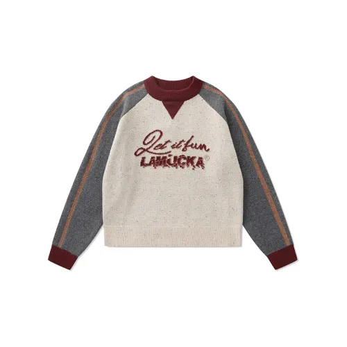 LAMLICKA Sweaters Unisex Apricot