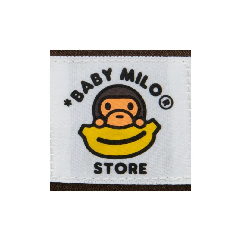 A BATHING APE Plush Cell Phone Pouch Crossbody Bag Shoulder Bag Unisex Brown-3