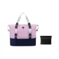 Purple & Navy Blue Travel Bag+Black Digital Storage Bag