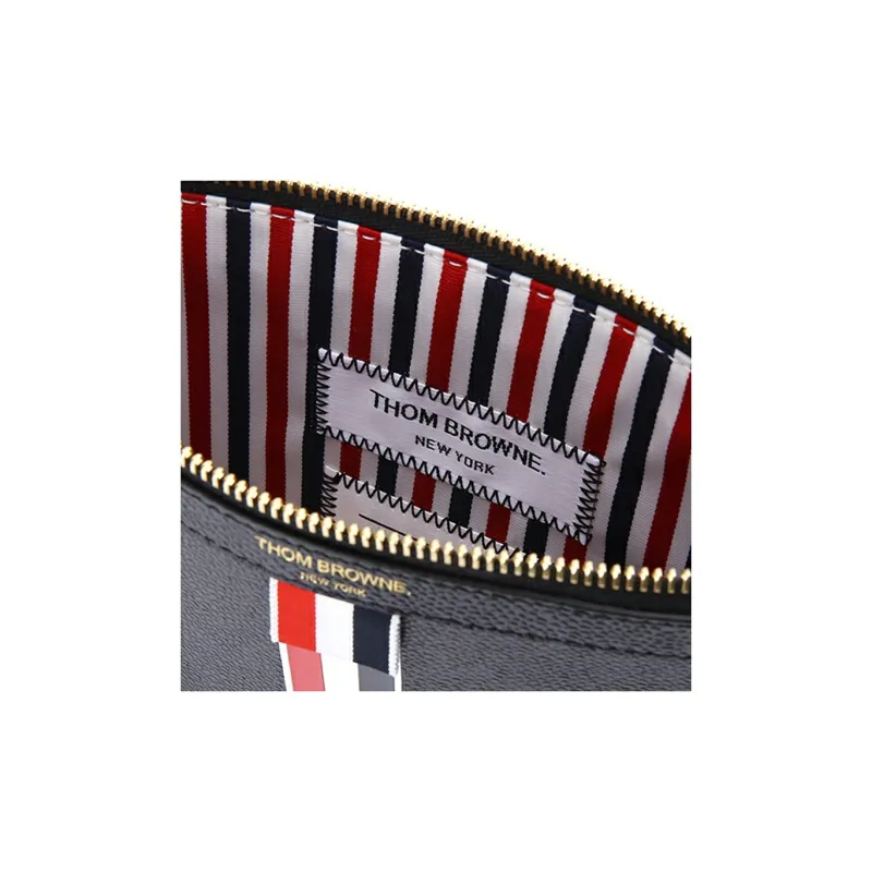 THOM BROWNE Vertical Intarsia Stripe Tablet Case-4