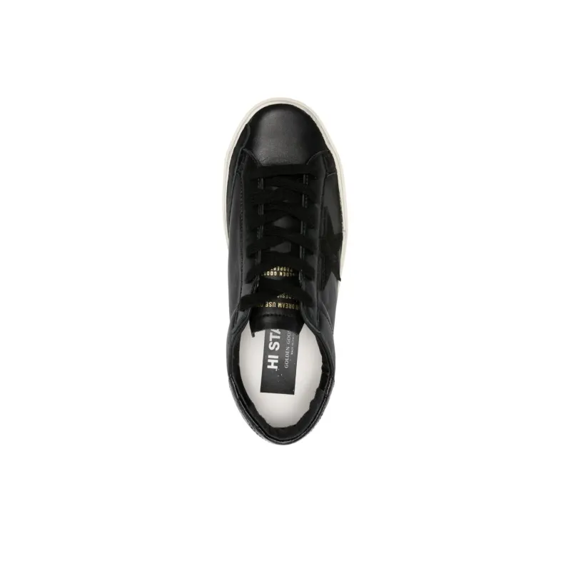 Golden Goose Hi Star Leather Sneakers-4