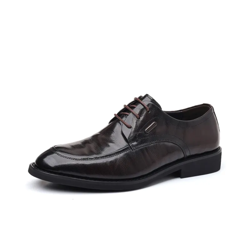 ZUWUDONG Dress Shoes Men Low Top Black-8
