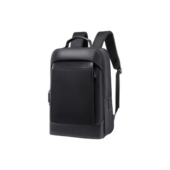 COLINS KEIRS Fabric With Microfiber Backpack For Men Large Size Unisex Black