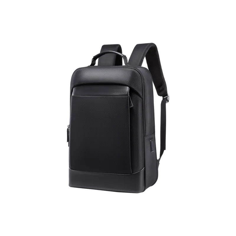 COLINS KEIRS Fabric With Microfiber Backpack For Men Large Size Unisex Black-0