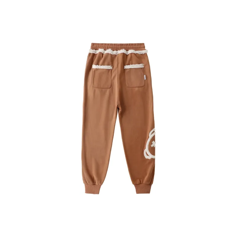 LAMLICKA Casual Pants Unisex Khaki-1
