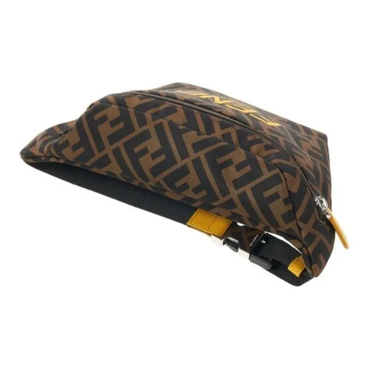 FENDI ROMA Nylon Crossbody Fanny Pack Kids' Multicolor-4