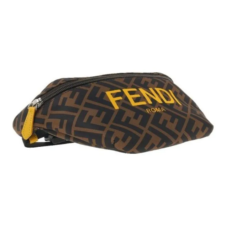 FENDI ROMA Nylon Crossbody Fanny Pack Kids' Multicolor-5