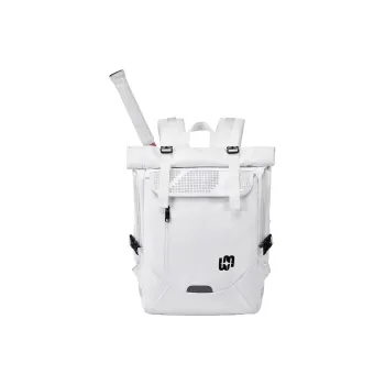 WINNER Polyester Tennis Bag Backpack Large Size Unisex White/Black