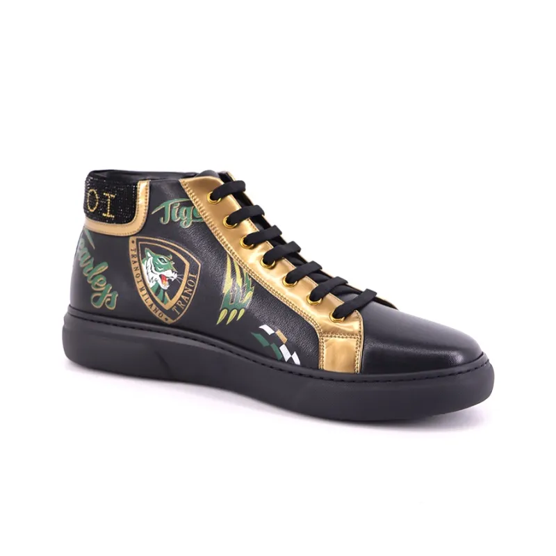 TRANOI Troy Skateboard Shoes Men's Black-2
