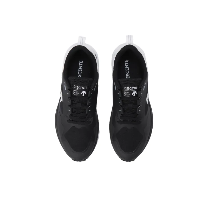 DESCENTE Cushioning, Wear Resistant Low Top Running Shoes Unisex Black-4