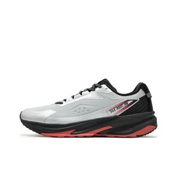 361° Cushioning, Abrasion Resistant, And Waterproof Low Top Training Running Shoes Men's Silver Black