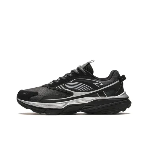 ANTA Casual Shoes Men Low-Top Castle Gray/Basic Black