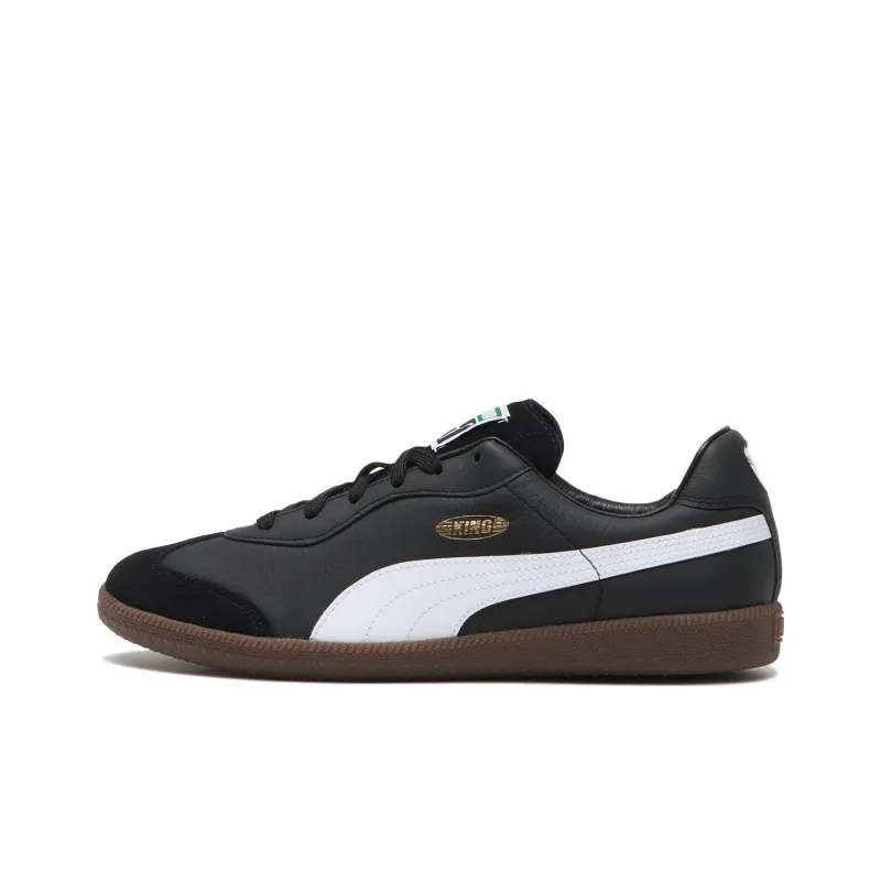 PUMA King IC/IN Indoor Slip Resistant Soccer Shoes Unisex Black-0