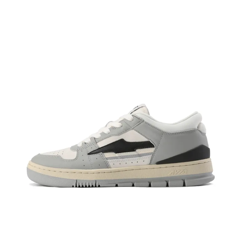 AVIA 825R Series Anti Slip Wear Resistant Low Top Skateboard Shoes Men's White Gray-0